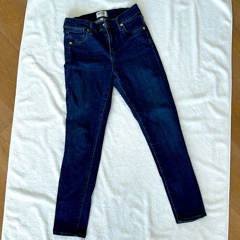 AGOLDE Los Angeles Premium 26 skinny medium-dark blue Jeans inseam 27